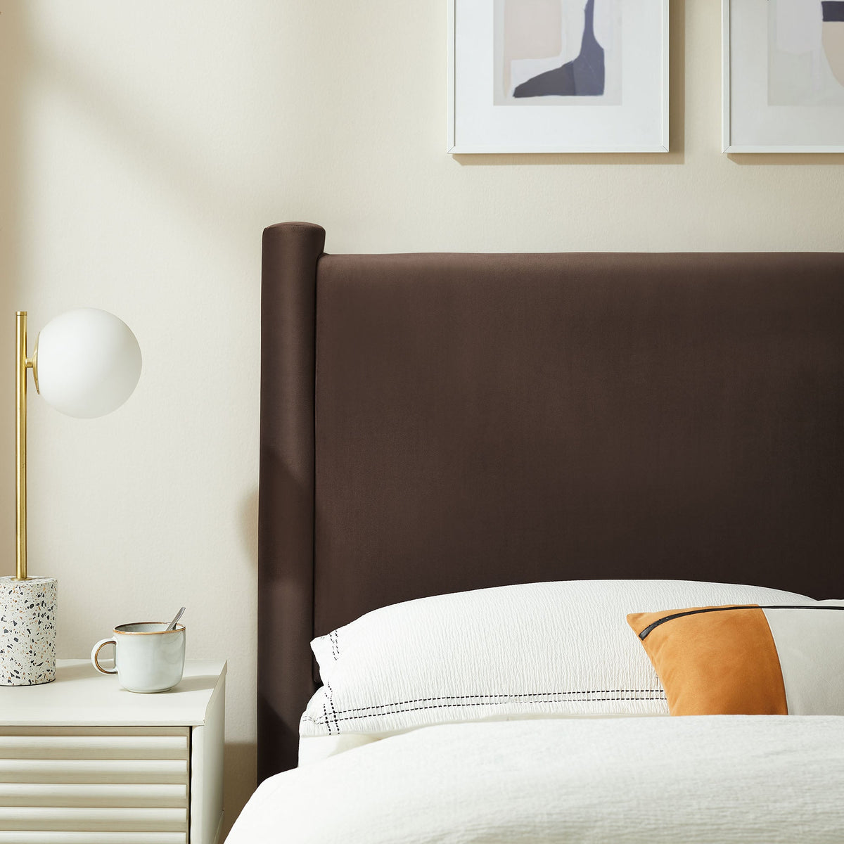 Rael Performance Velvet Headboard
