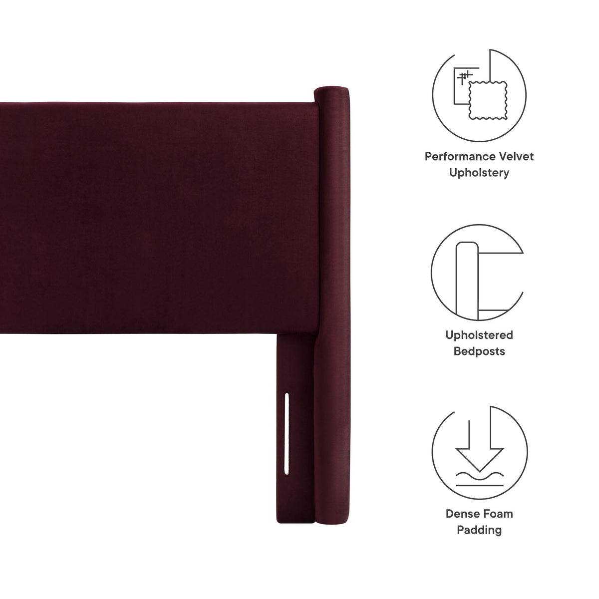 Rael Performance Velvet Headboard