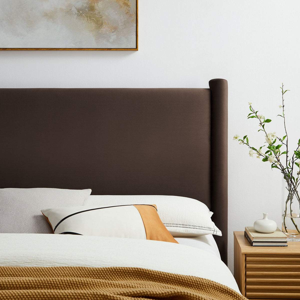 Rael Performance Velvet Headboard