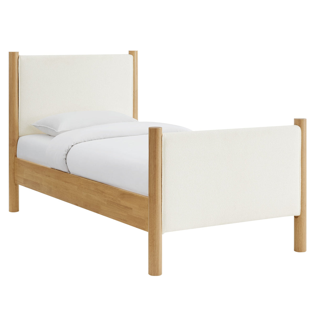 Maven Fabric Upholstered Platform Bed