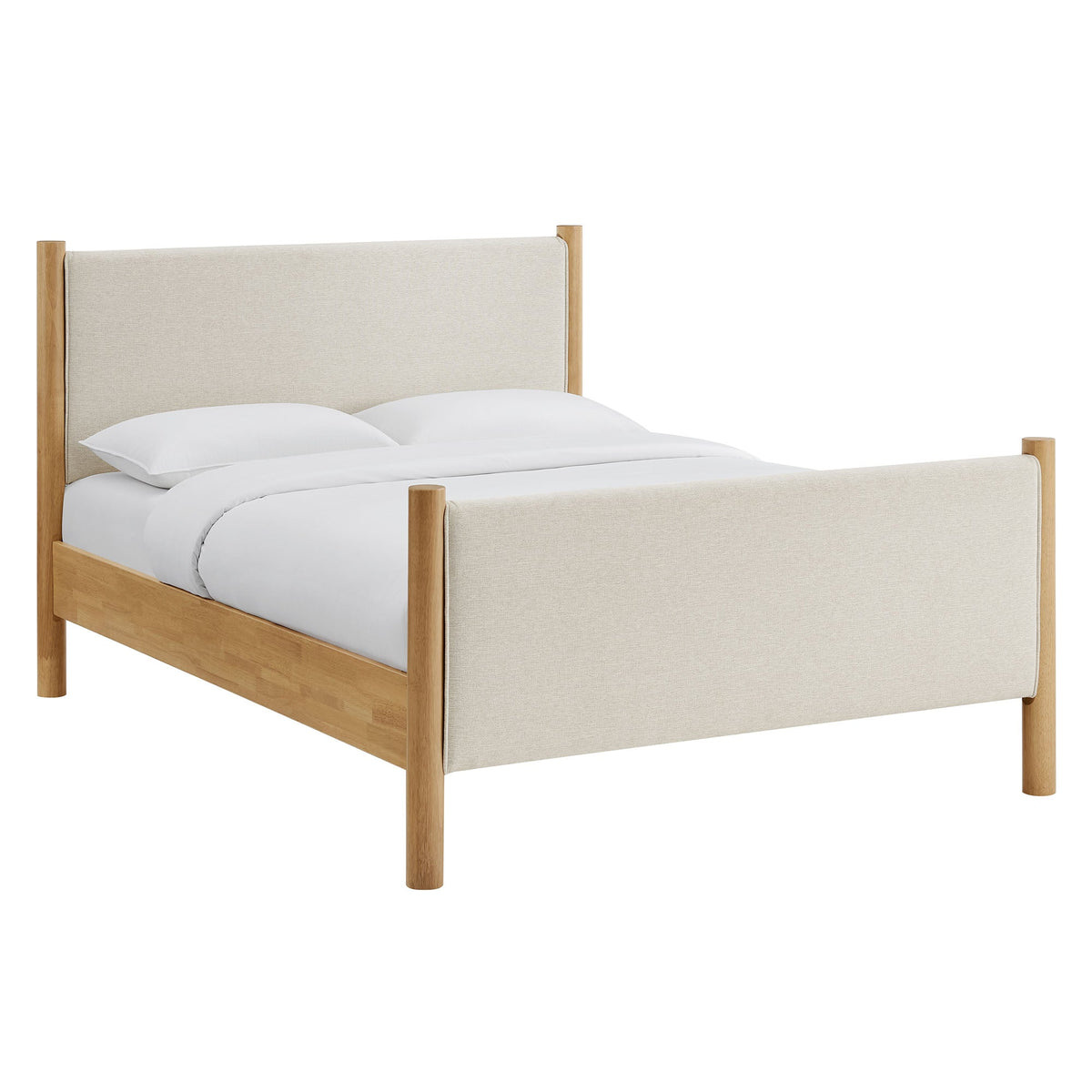 Maven Fabric Upholstered Platform Bed