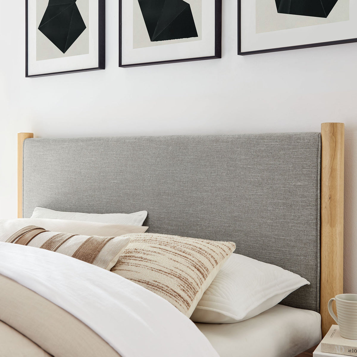 Maven Fabric Upholstered Platform Bed