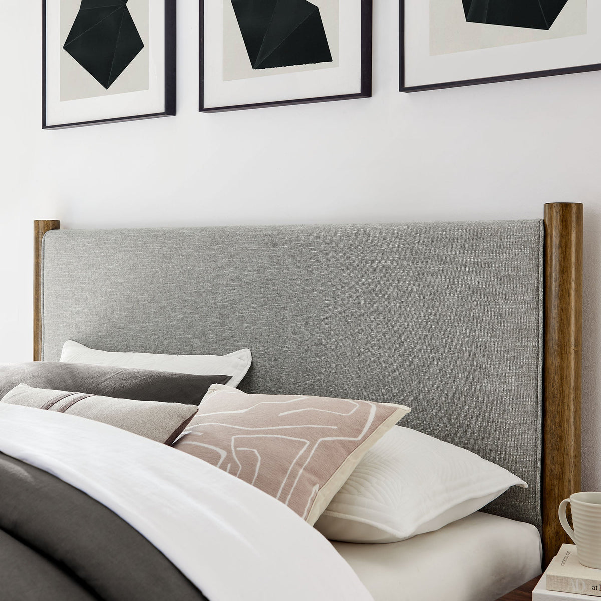 Maven Fabric Upholstered Platform Bed