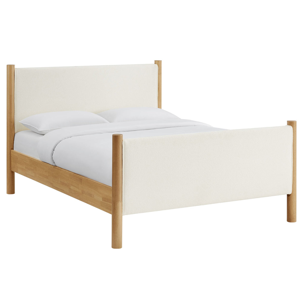 Maven Fabric Upholstered Platform Bed