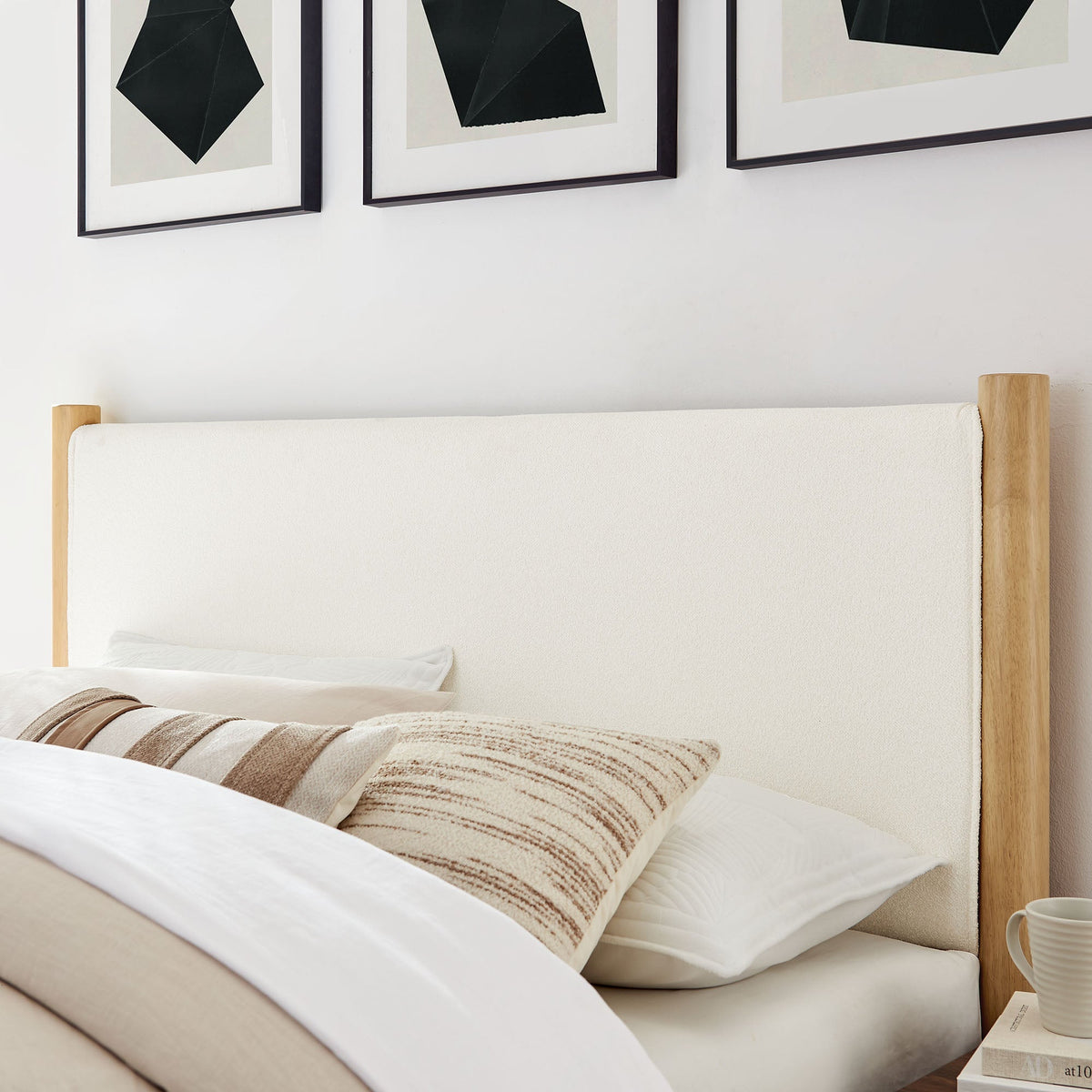 Maven Fabric Upholstered Platform Bed