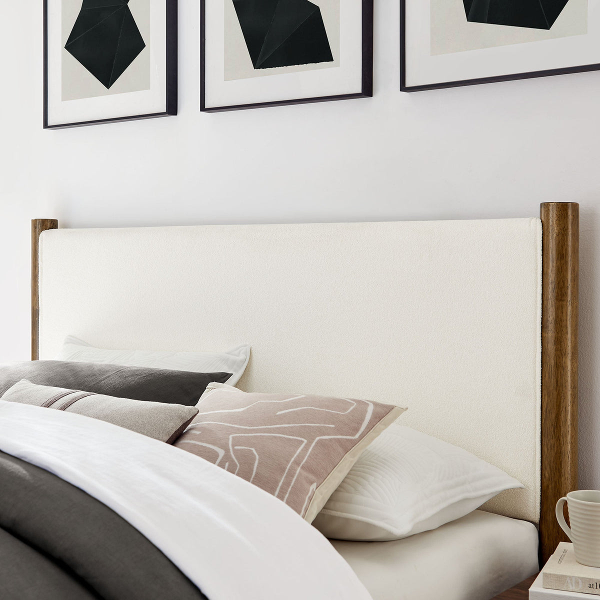 Maven Fabric Upholstered Platform Bed