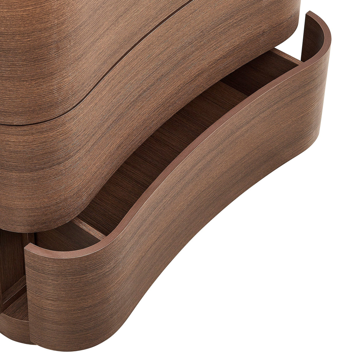 Mirae 3-Drawer Curved Compact Dresser
