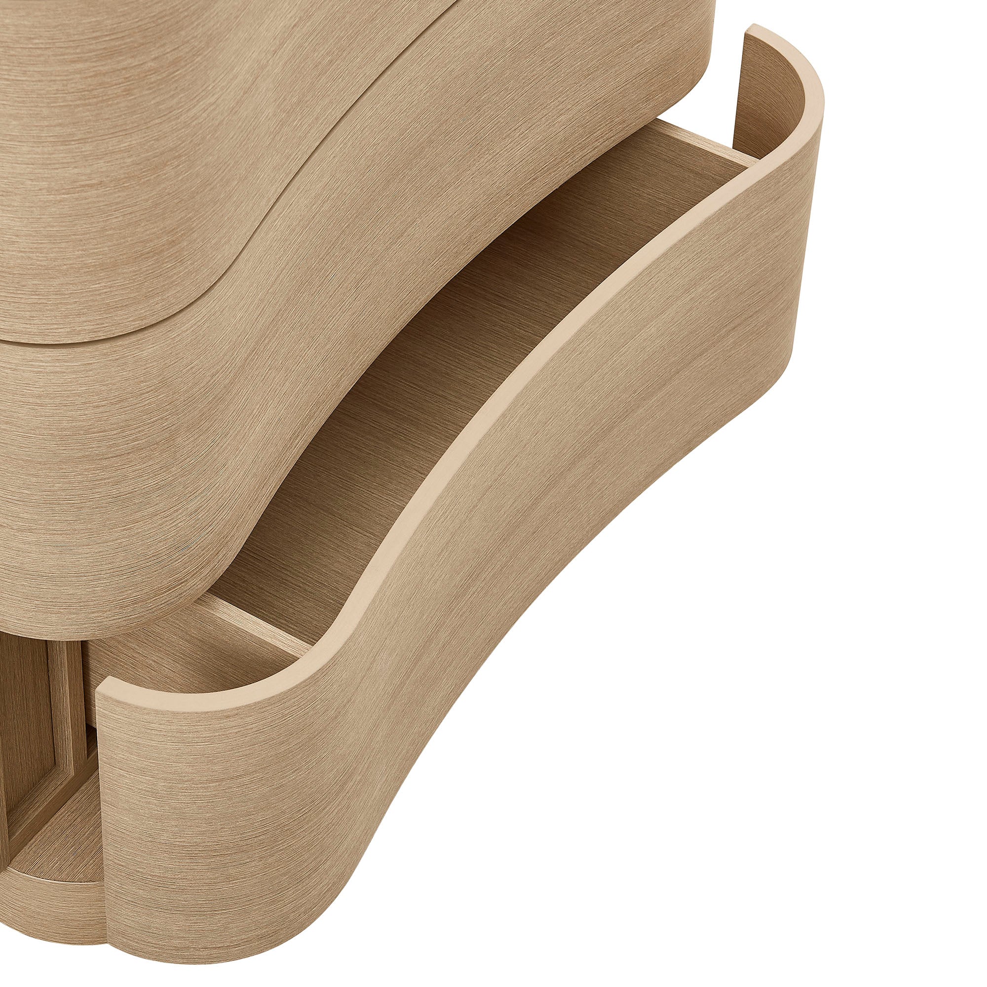 Mirae 5-Drawer Curved Dresser Chest of Drawers by Modway