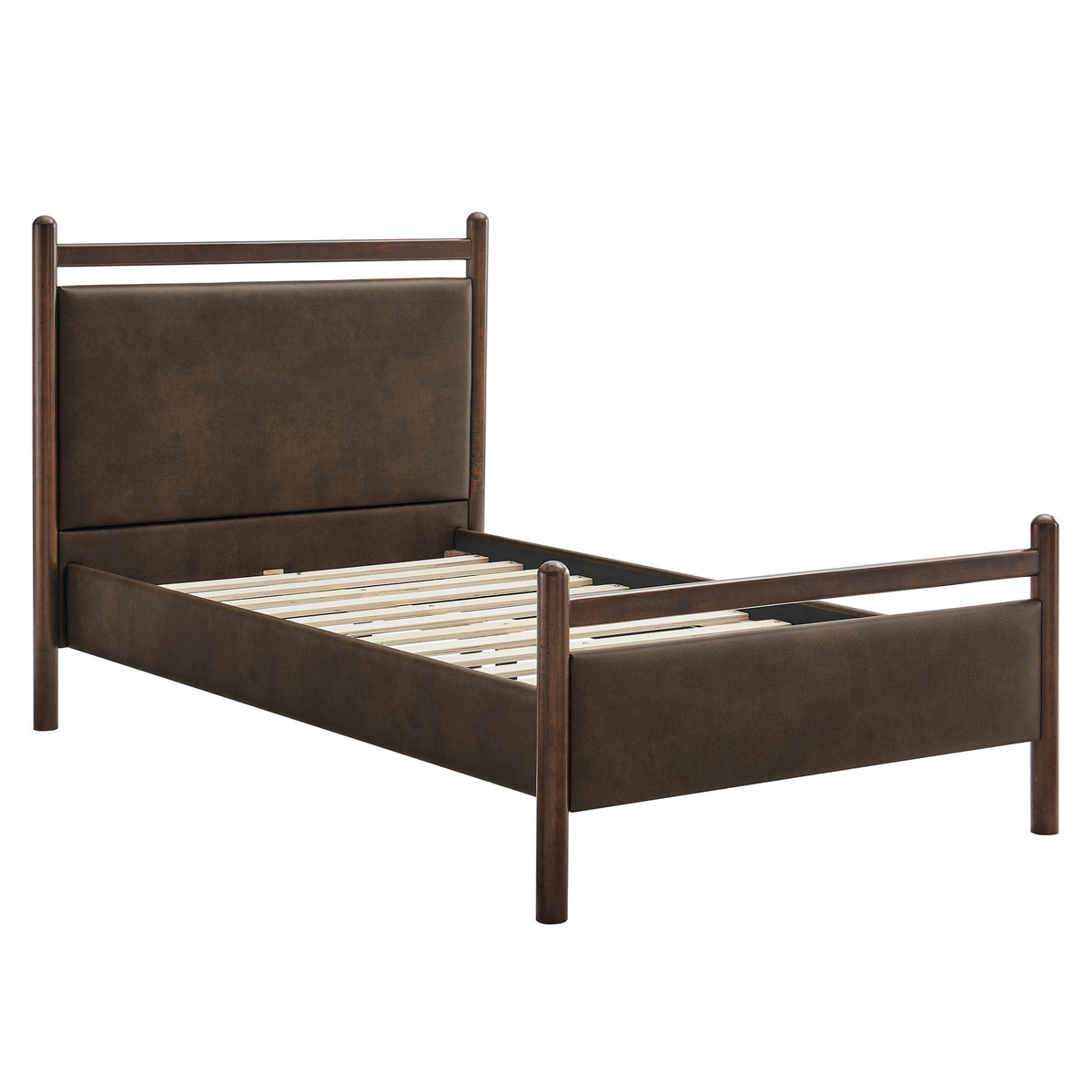 Ginny Vegan Leather Platform Bed Frame
