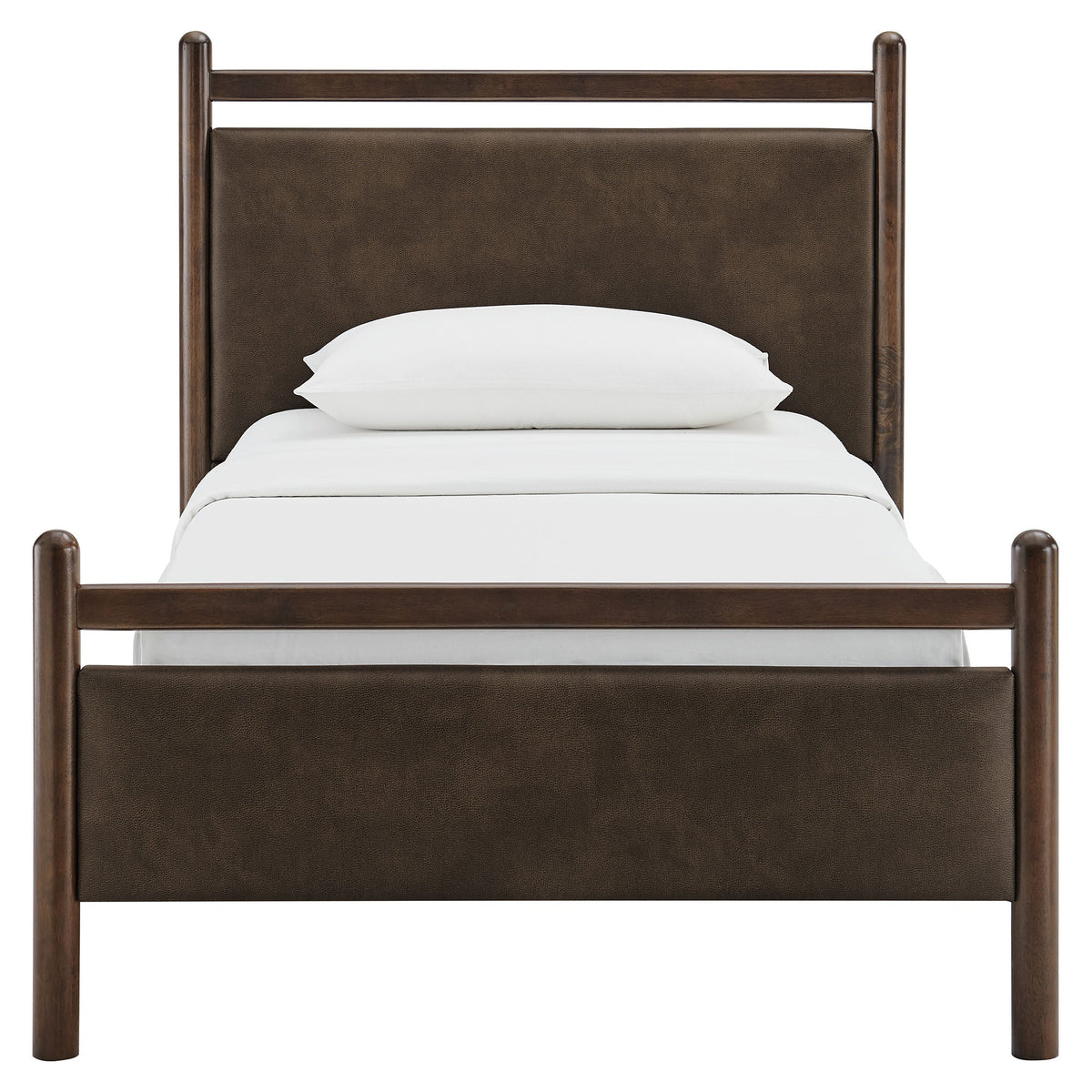 Ginny Vegan Leather Platform Bed Frame
