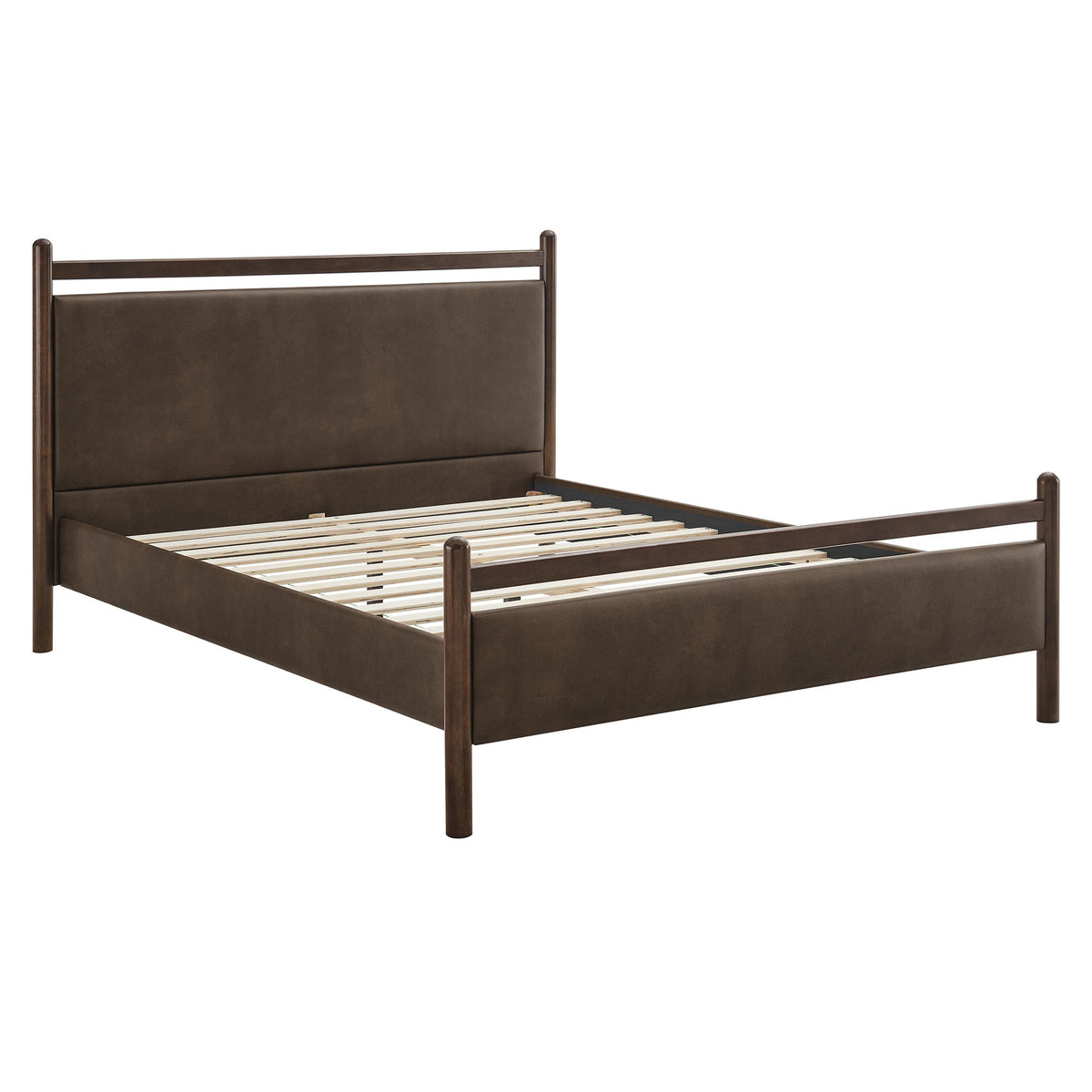Ginny Vegan Leather Platform Bed Frame