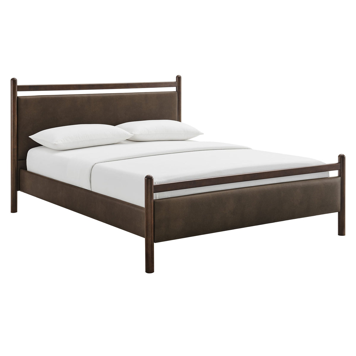 Ginny Vegan Leather Platform Bed Frame