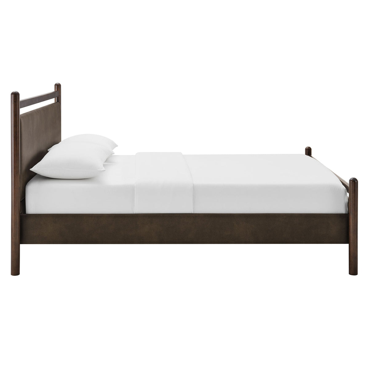 Ginny Vegan Leather Platform Bed Frame