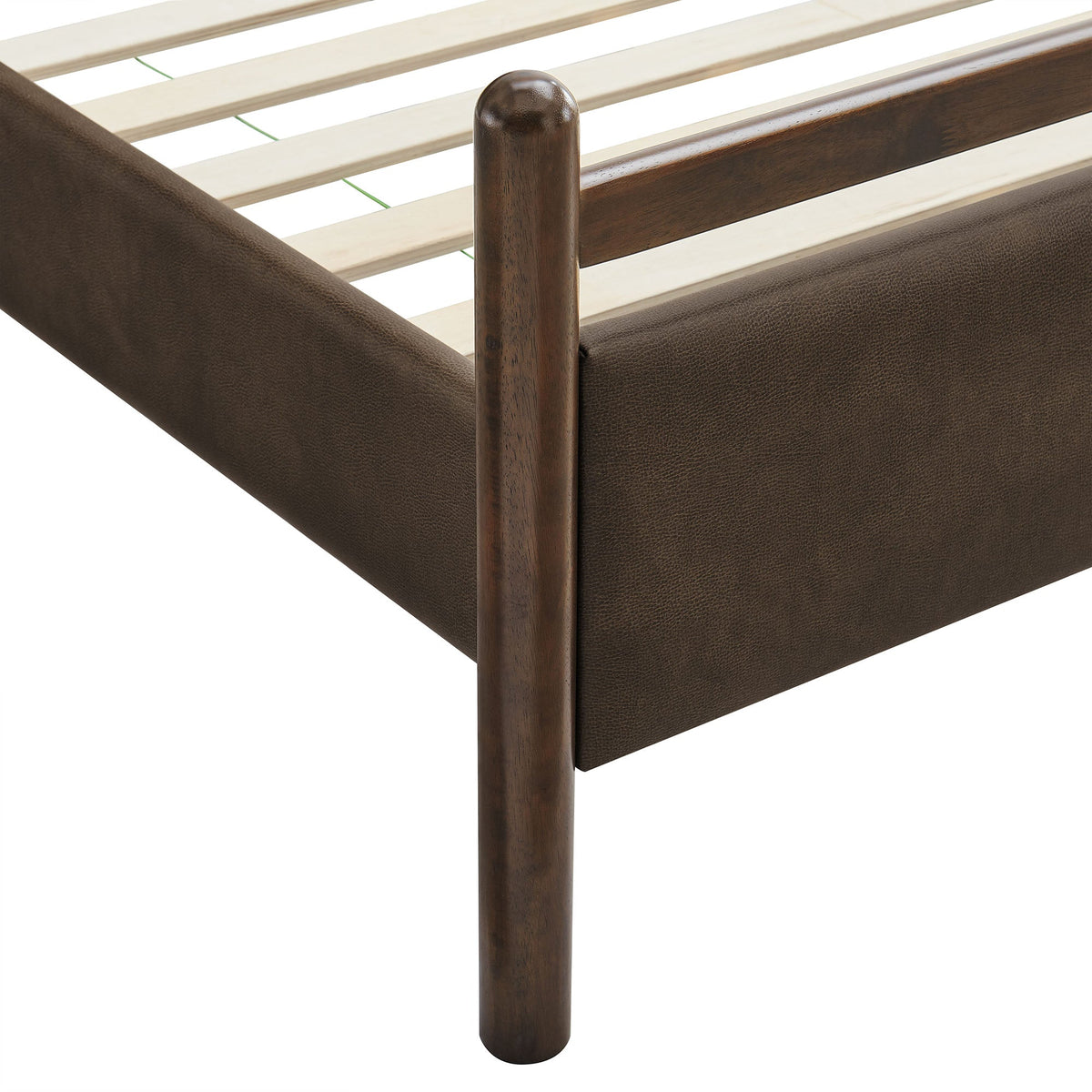 Ginny Vegan Leather Platform Bed Frame