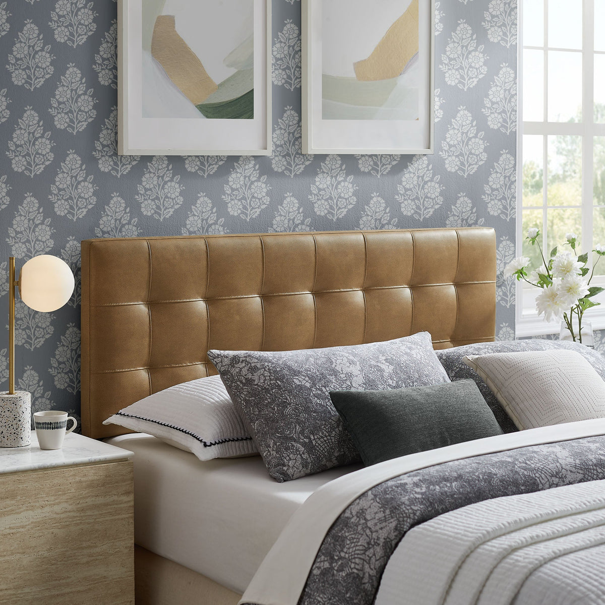 Lily Vegan Leather Headboard
