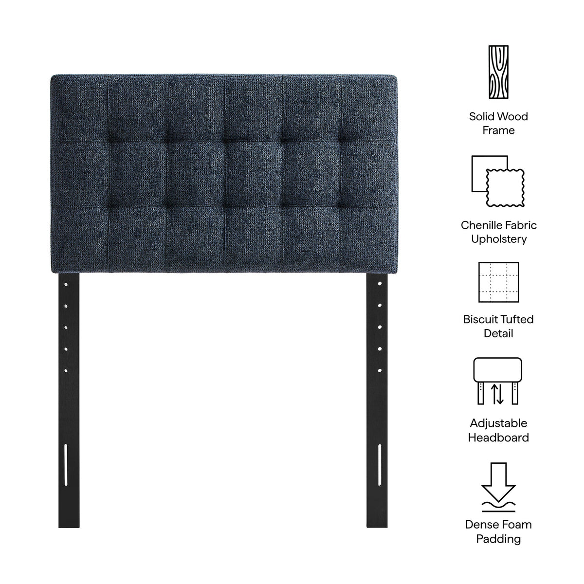 Lily Upholstered Fabric Headboard