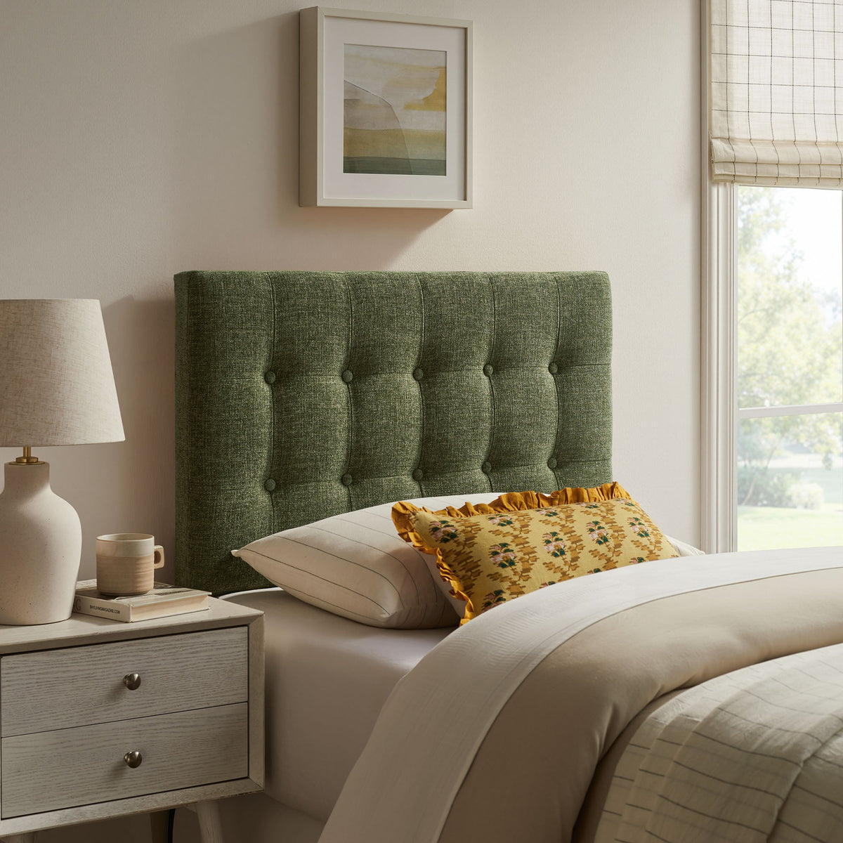 Emily Upholstered Fabric Headboard