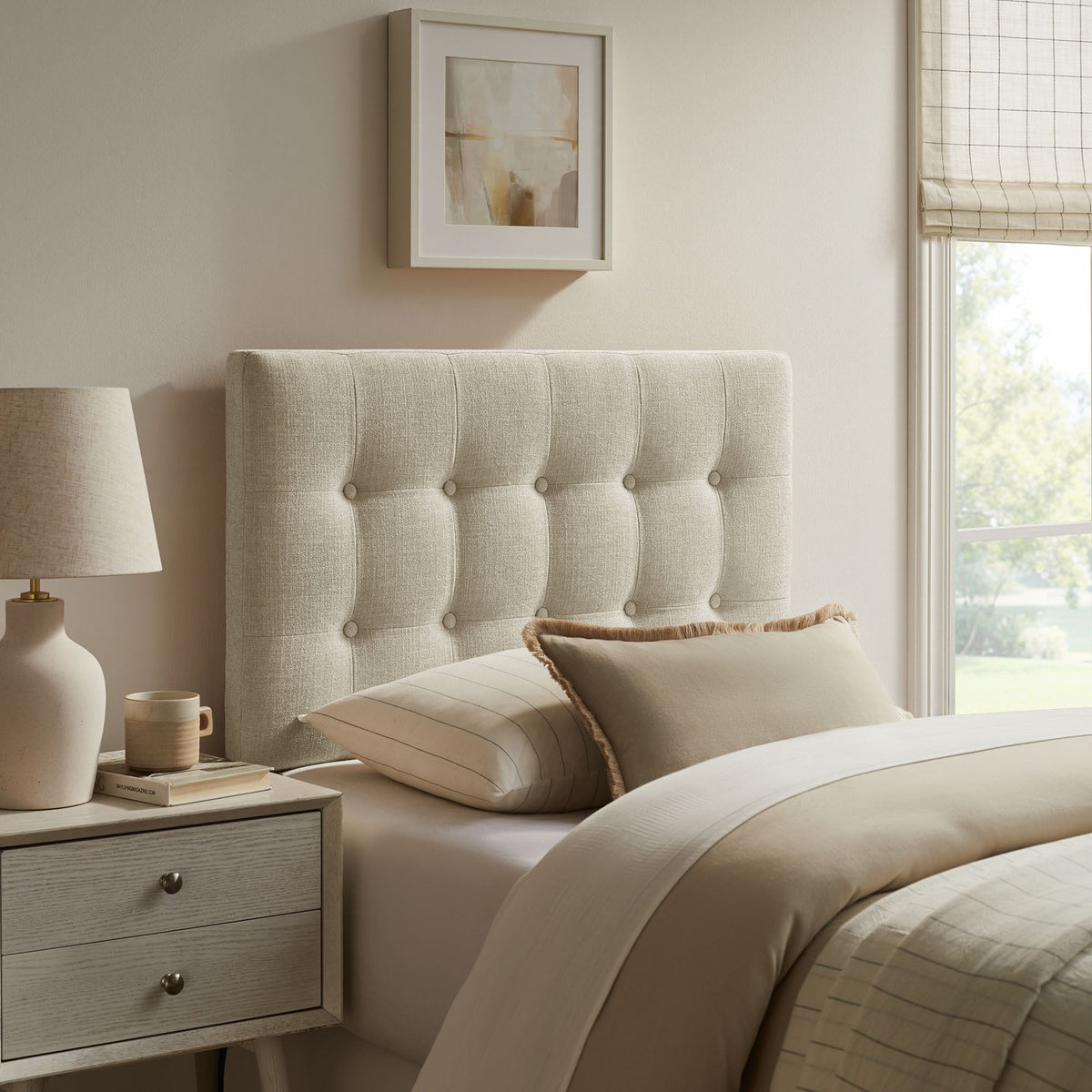 Emily Upholstered Fabric Headboard
