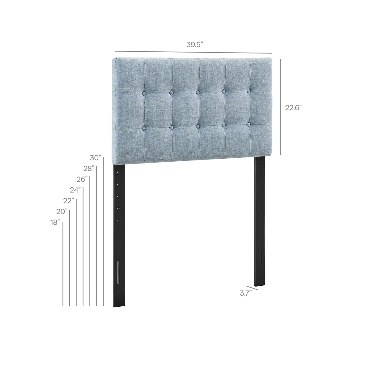 Emily Upholstered Fabric Headboard