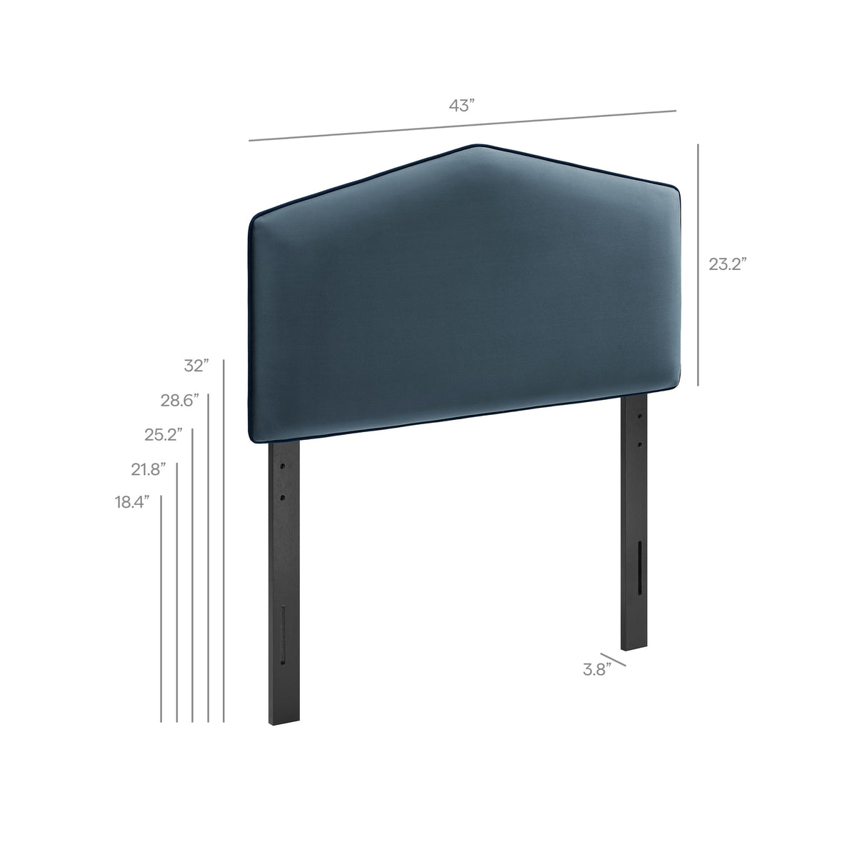 Cosette Performance Velvet Headboard