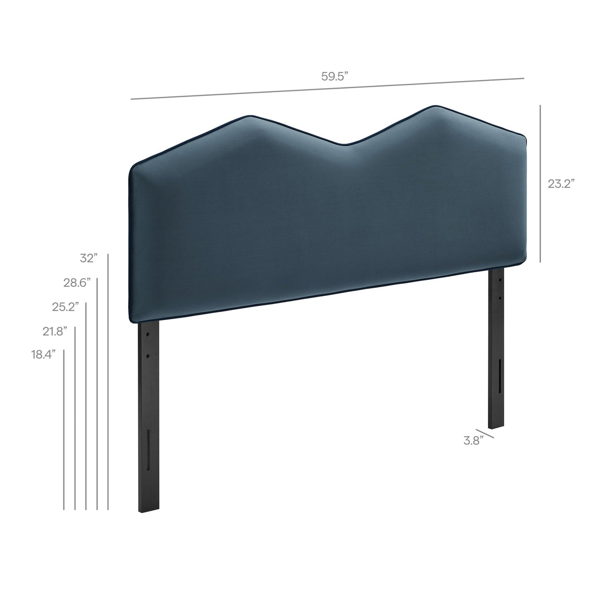 Cosette Performance Velvet Headboard