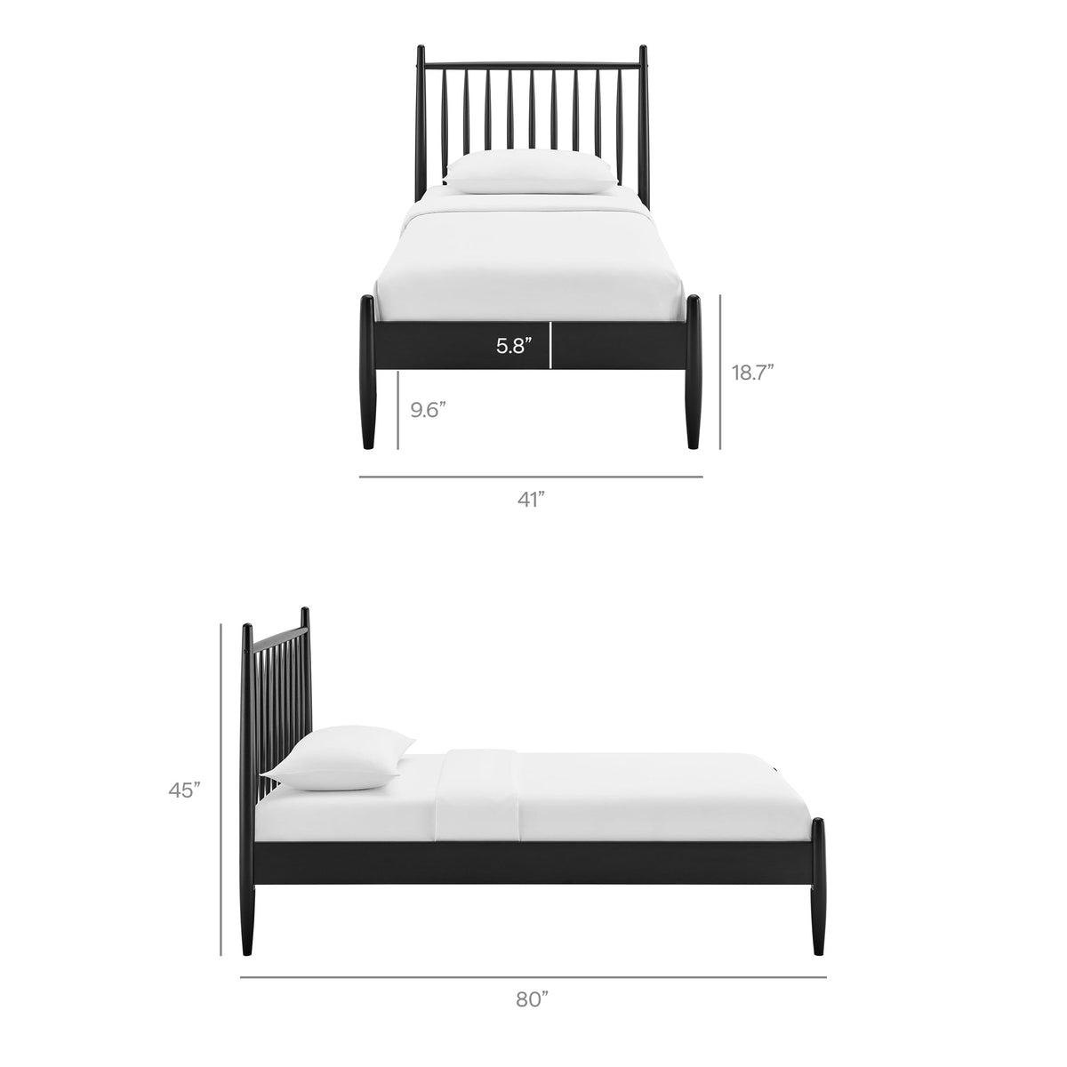 Zane Spindle Bed