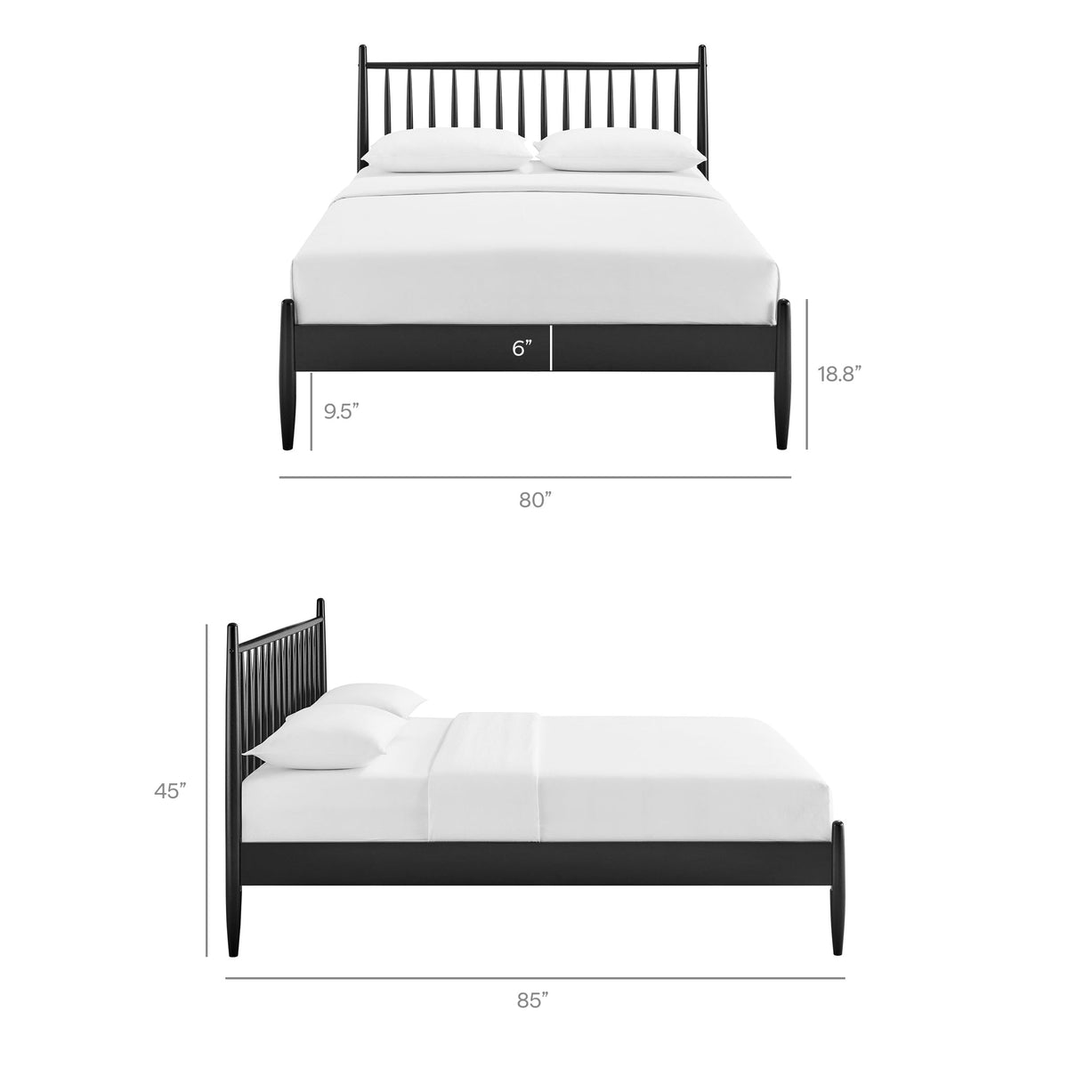 Zane Spindle Bed