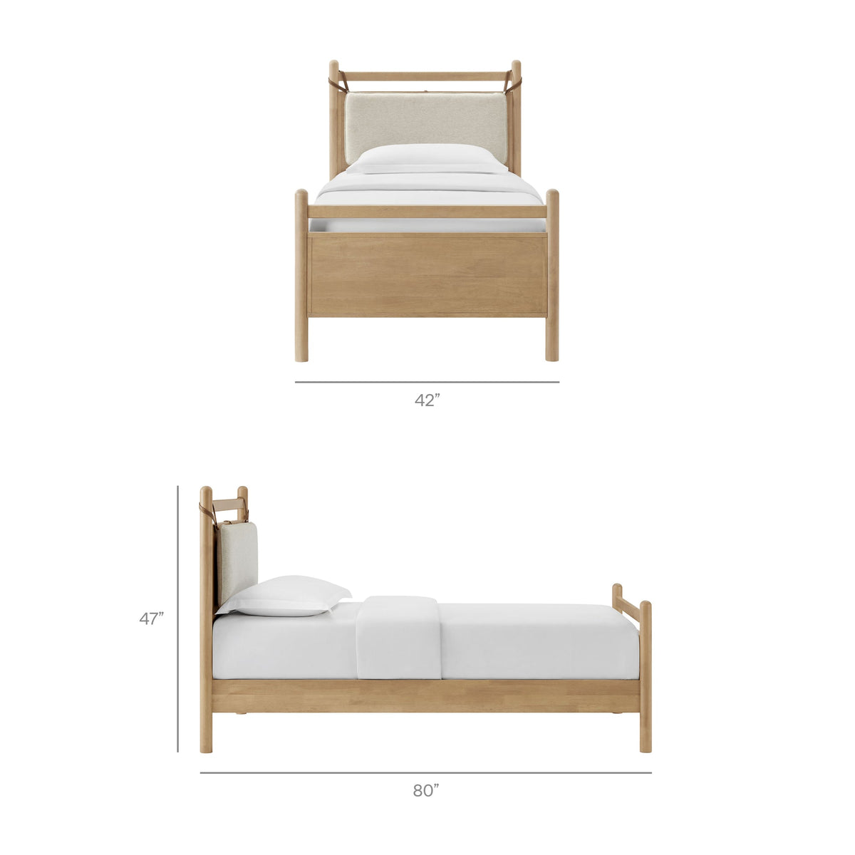 Leni Wood Platform Bed Frame
