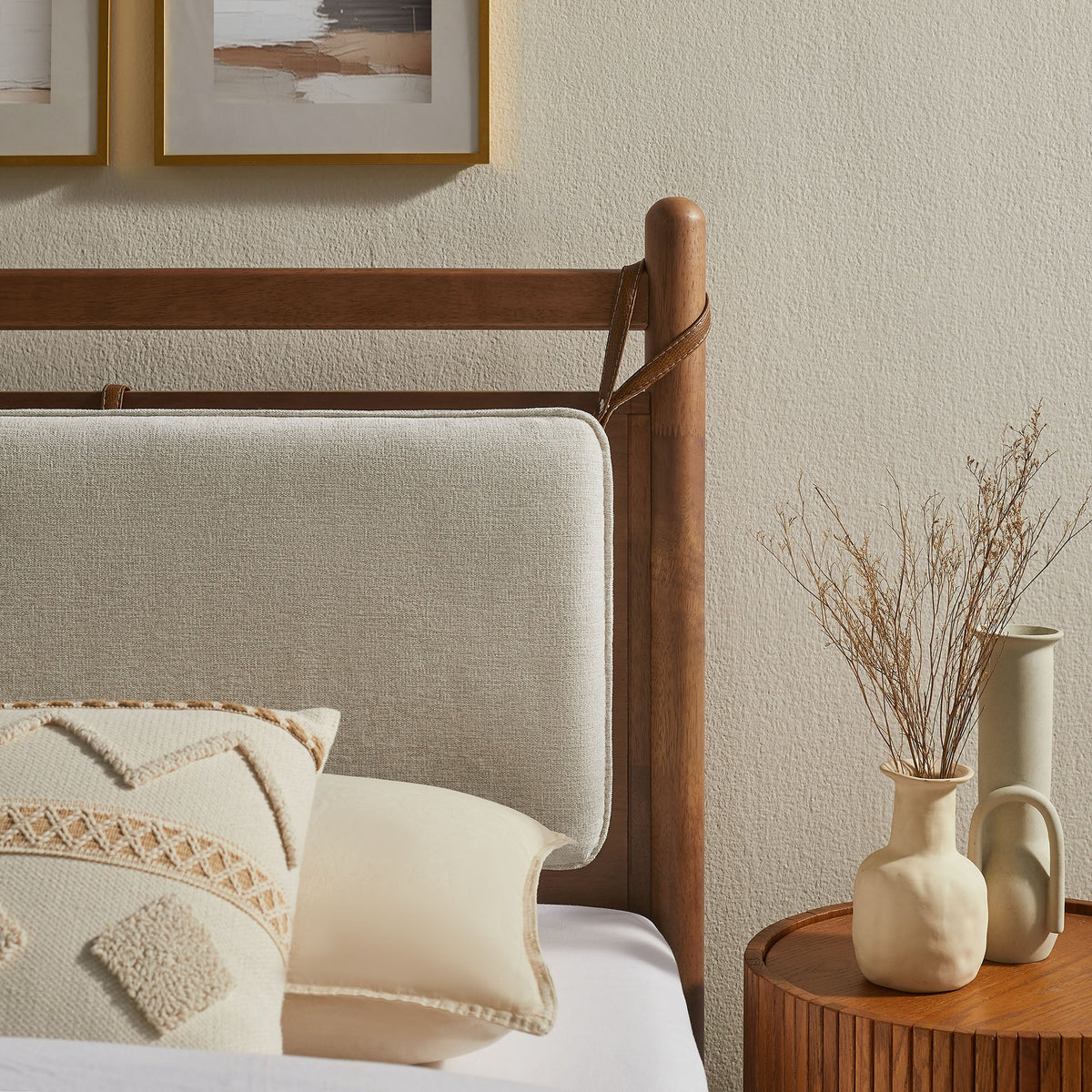 Leni Wood Platform Bed Frame