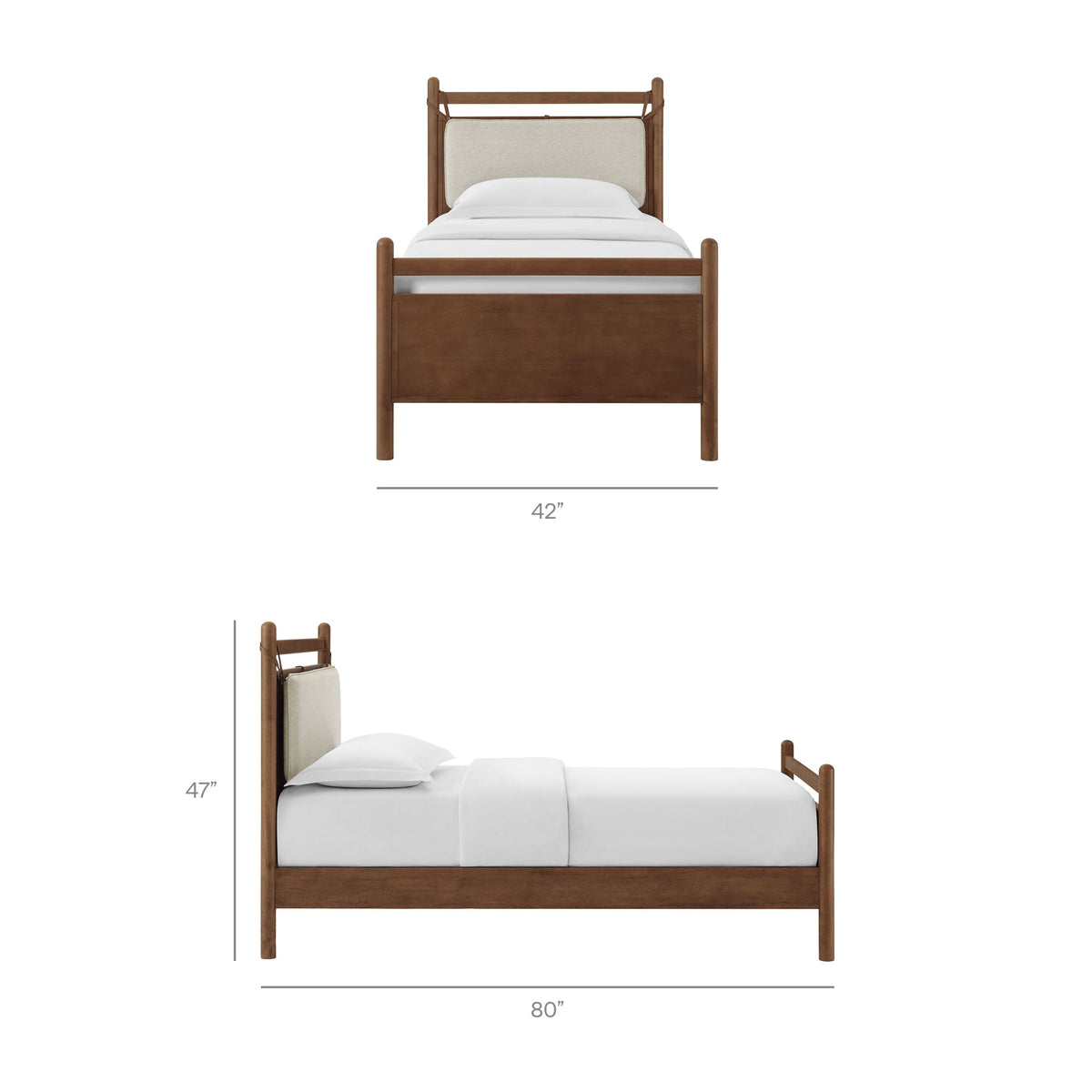 Leni Wood Platform Bed Frame