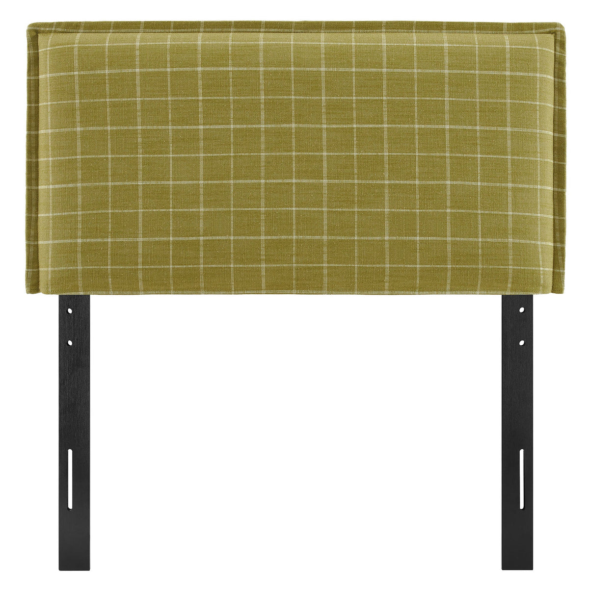 Camille Checkered Linen Blend Headboard