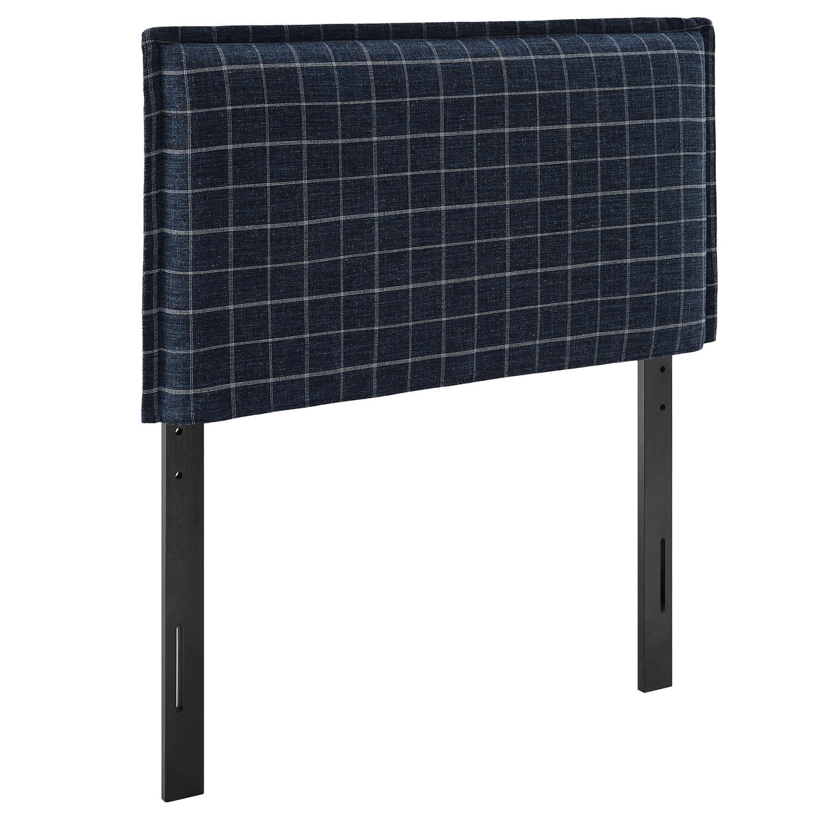 Camille Checkered Linen Blend Headboard