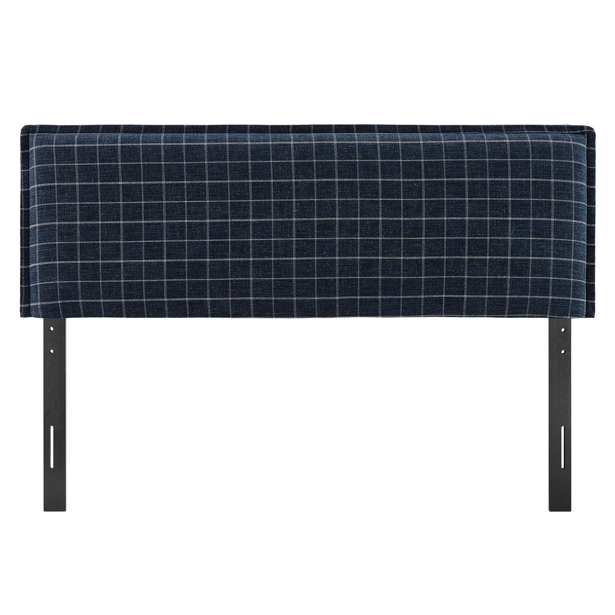 Camille Checkered Linen Blend Headboard