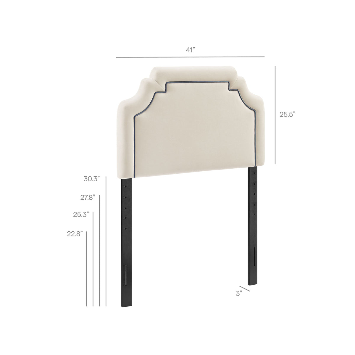 Magnolia Stain-Resistant Performance Velvet Headboard