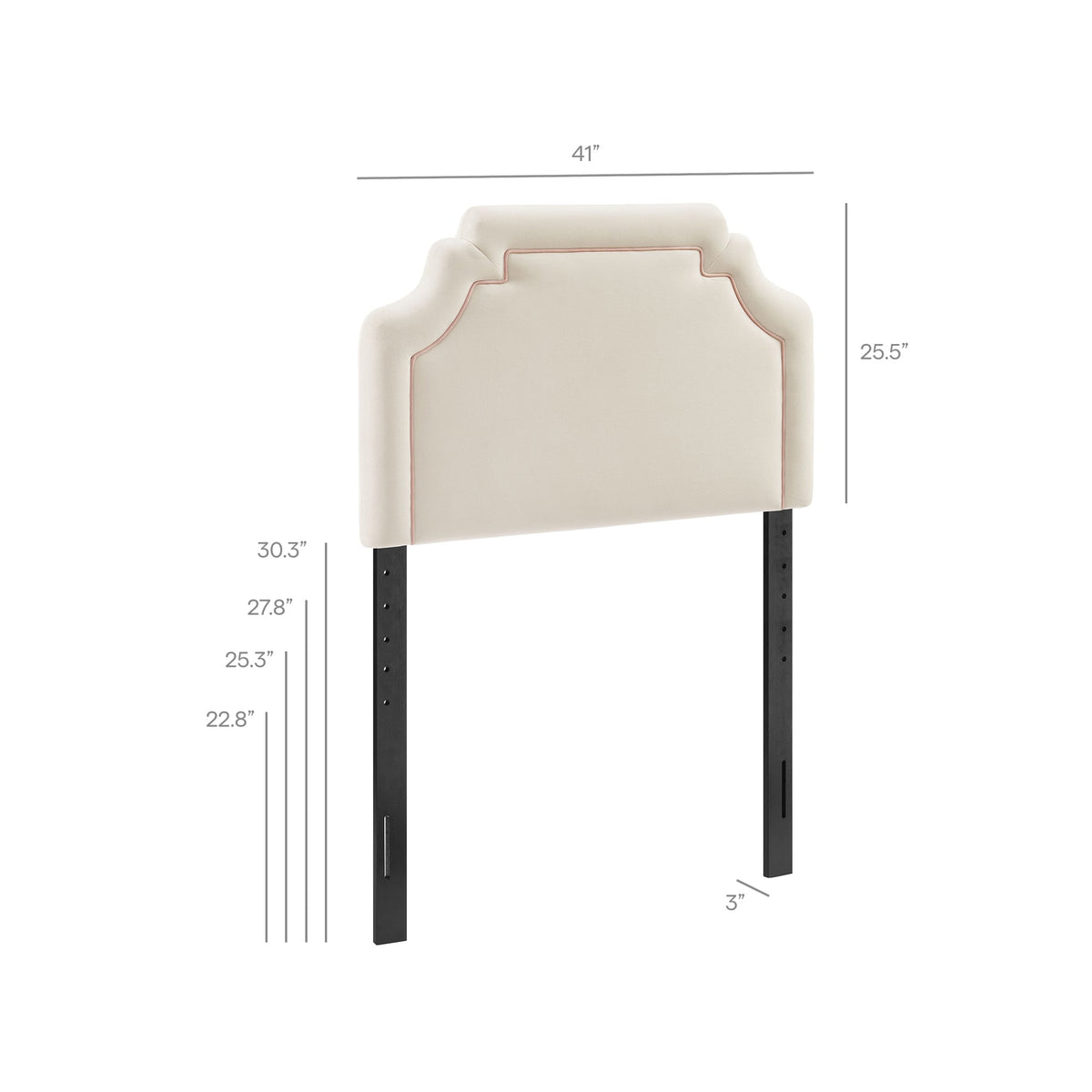 Magnolia Stain-Resistant Performance Velvet Headboard