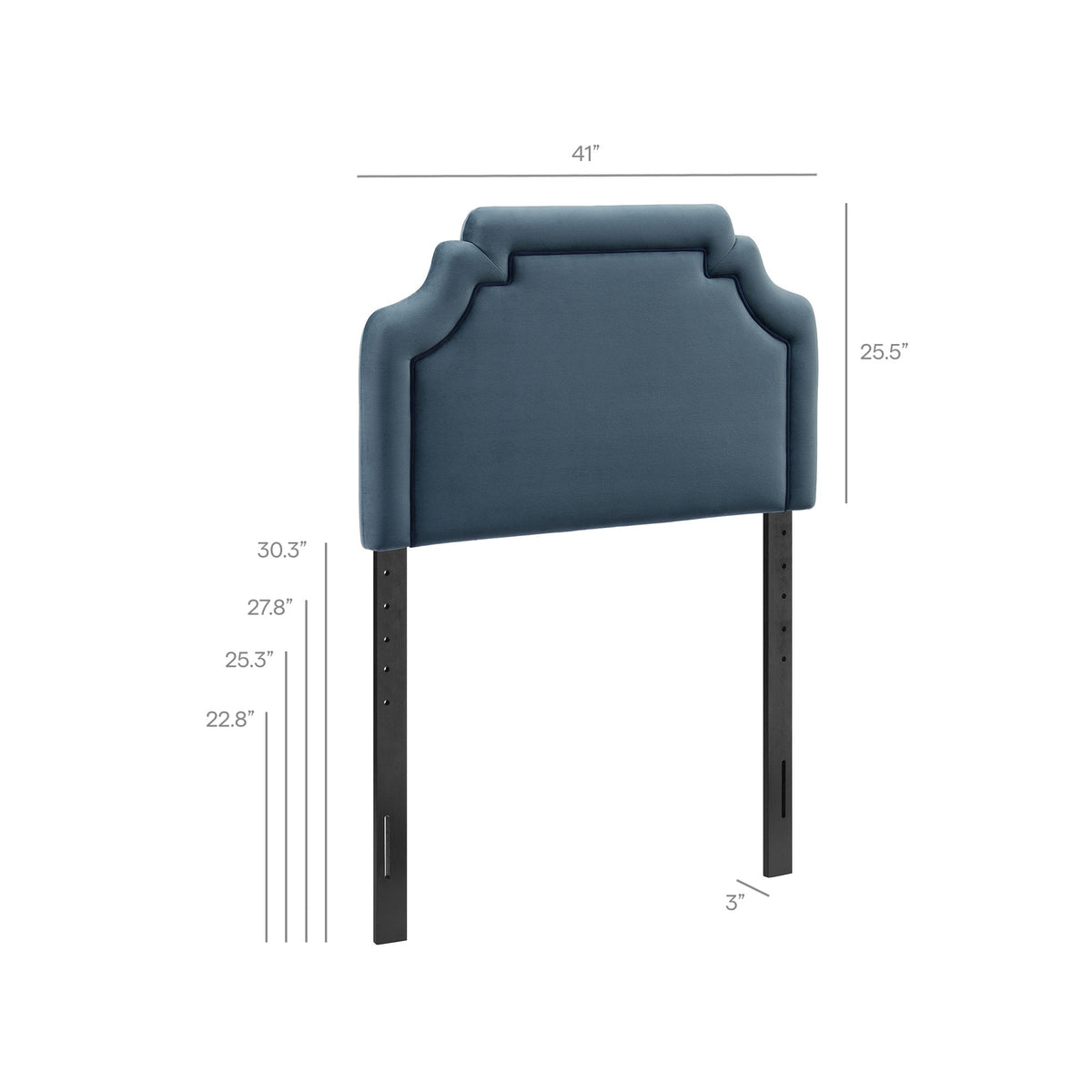 Magnolia Stain-Resistant Performance Velvet Headboard