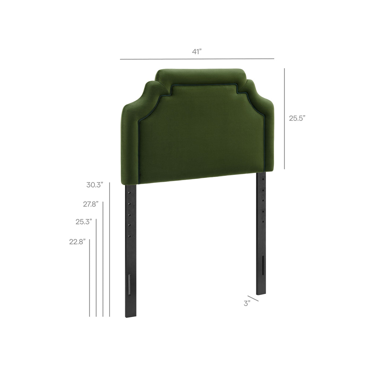 Magnolia Stain-Resistant Performance Velvet Headboard