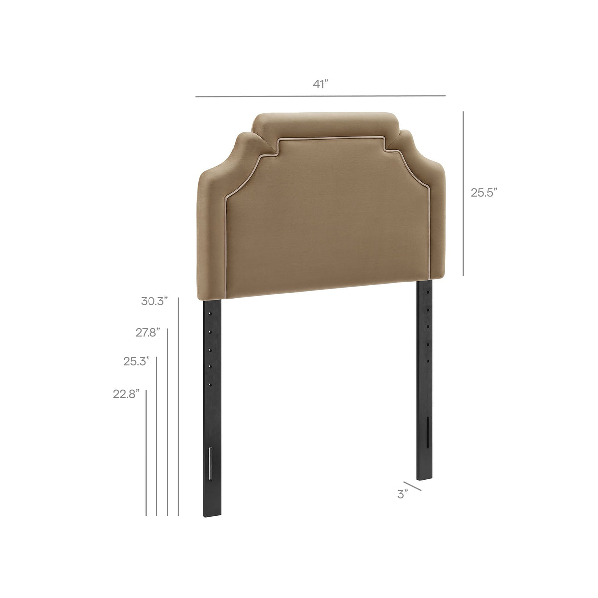 Magnolia Stain-Resistant Performance Velvet Headboard