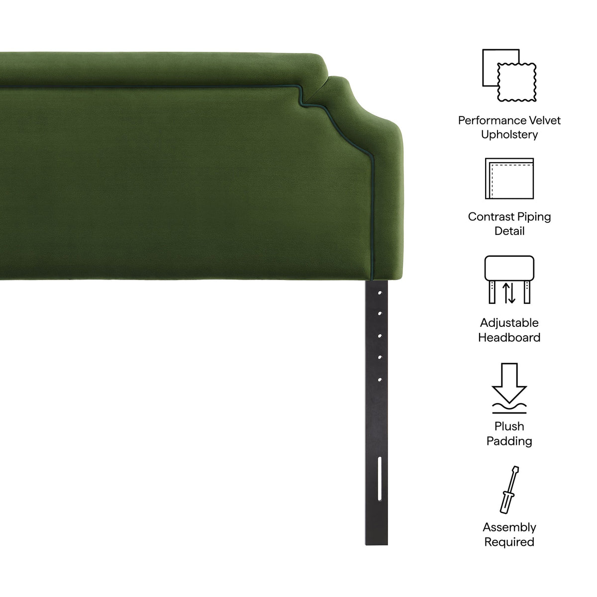 Magnolia Stain-Resistant Performance Velvet Headboard