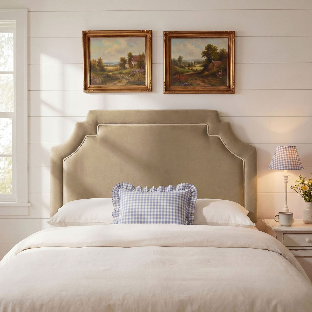 Magnolia Stain-Resistant Performance Velvet Headboard