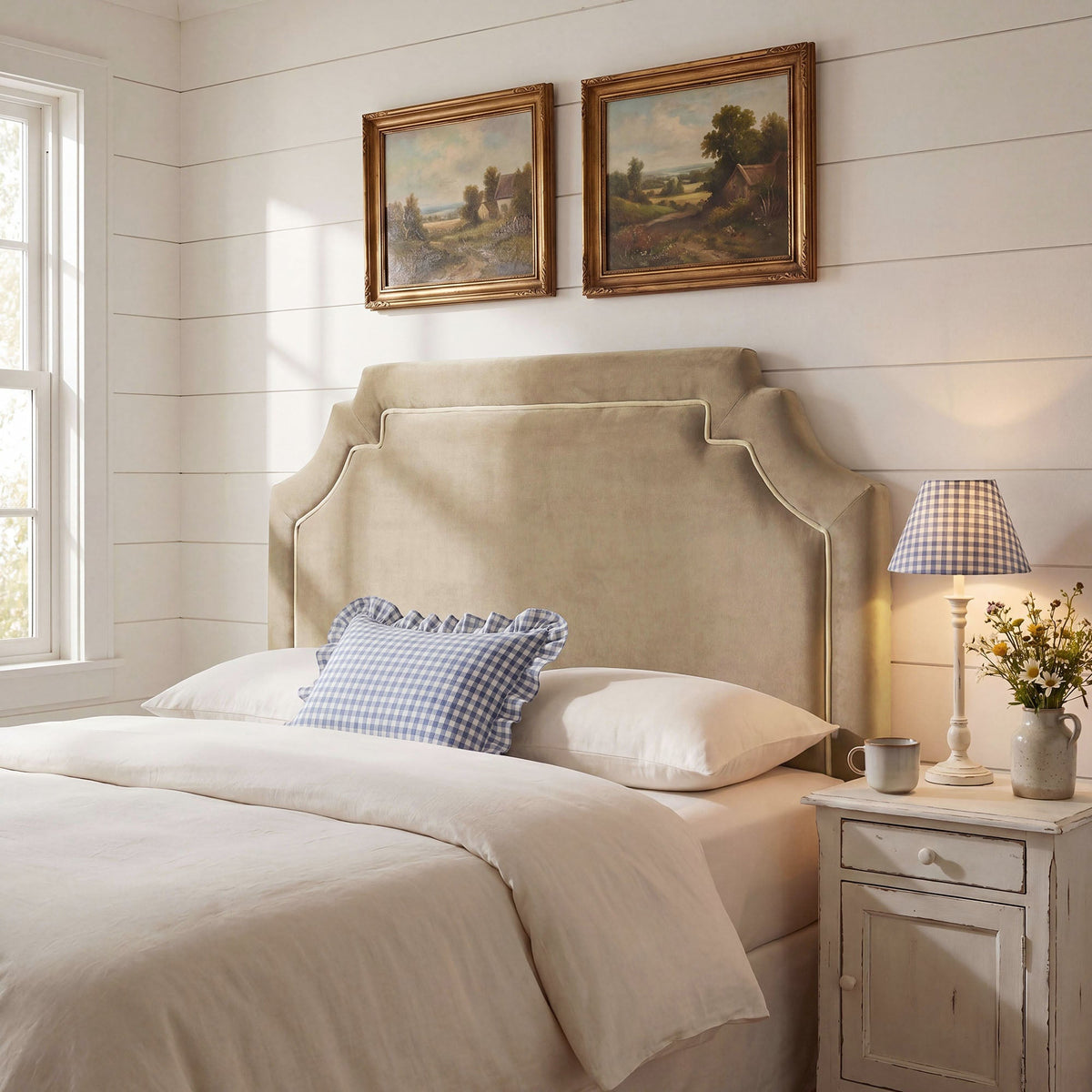 Magnolia Stain-Resistant Performance Velvet Headboard