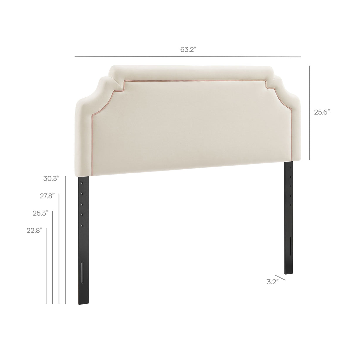Magnolia Stain-Resistant Performance Velvet Headboard