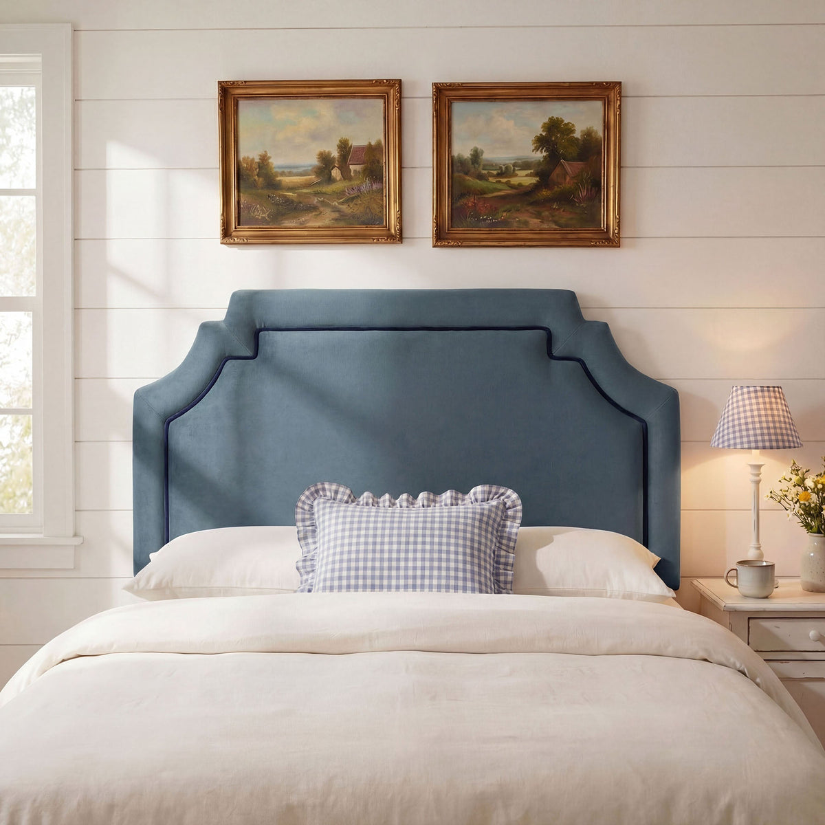 Magnolia Stain-Resistant Performance Velvet Headboard