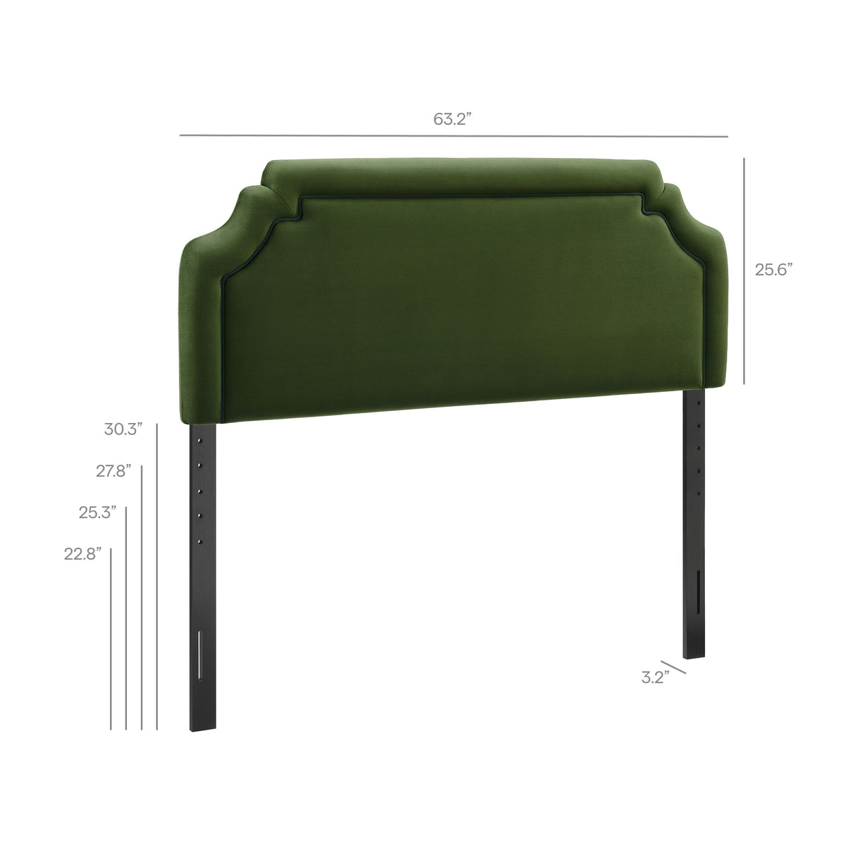 Magnolia Stain-Resistant Performance Velvet Headboard