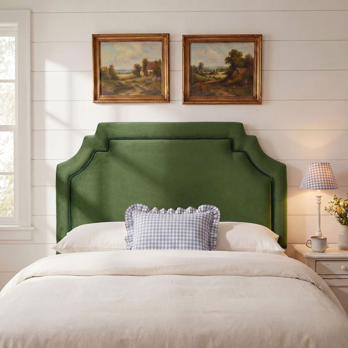Magnolia Stain-Resistant Performance Velvet Headboard
