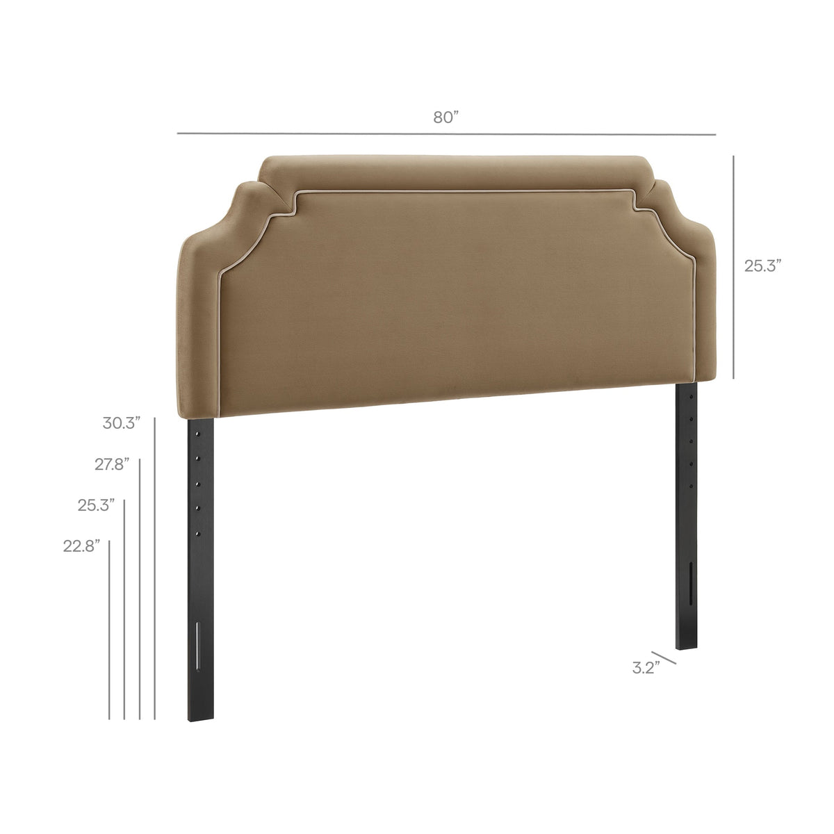 Magnolia Stain-Resistant Performance Velvet Headboard