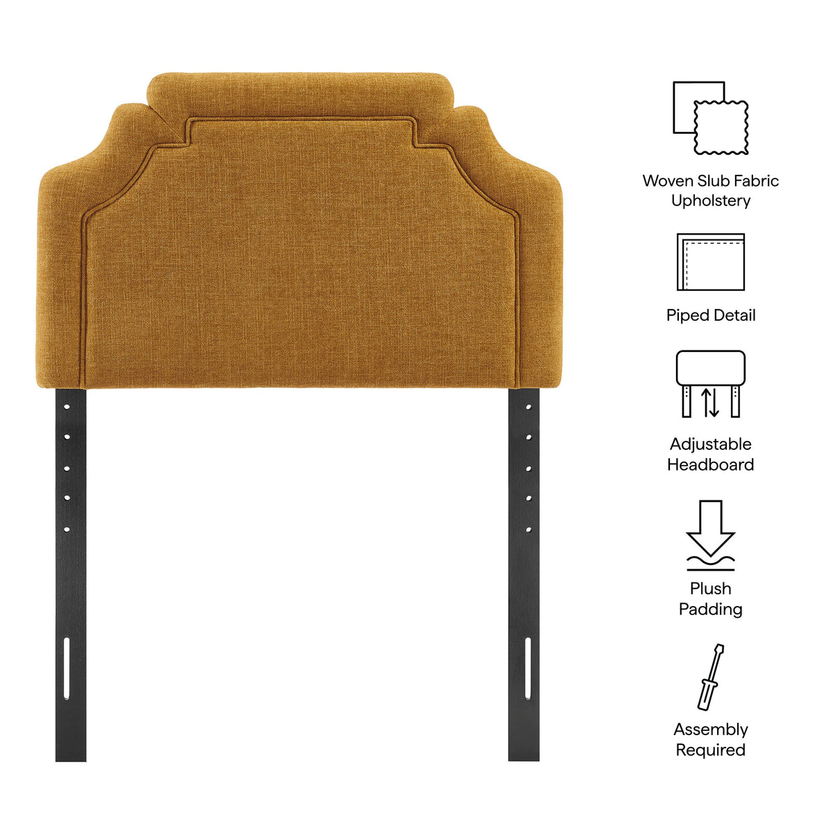 Magnolia Upholstered Fabric Headboard