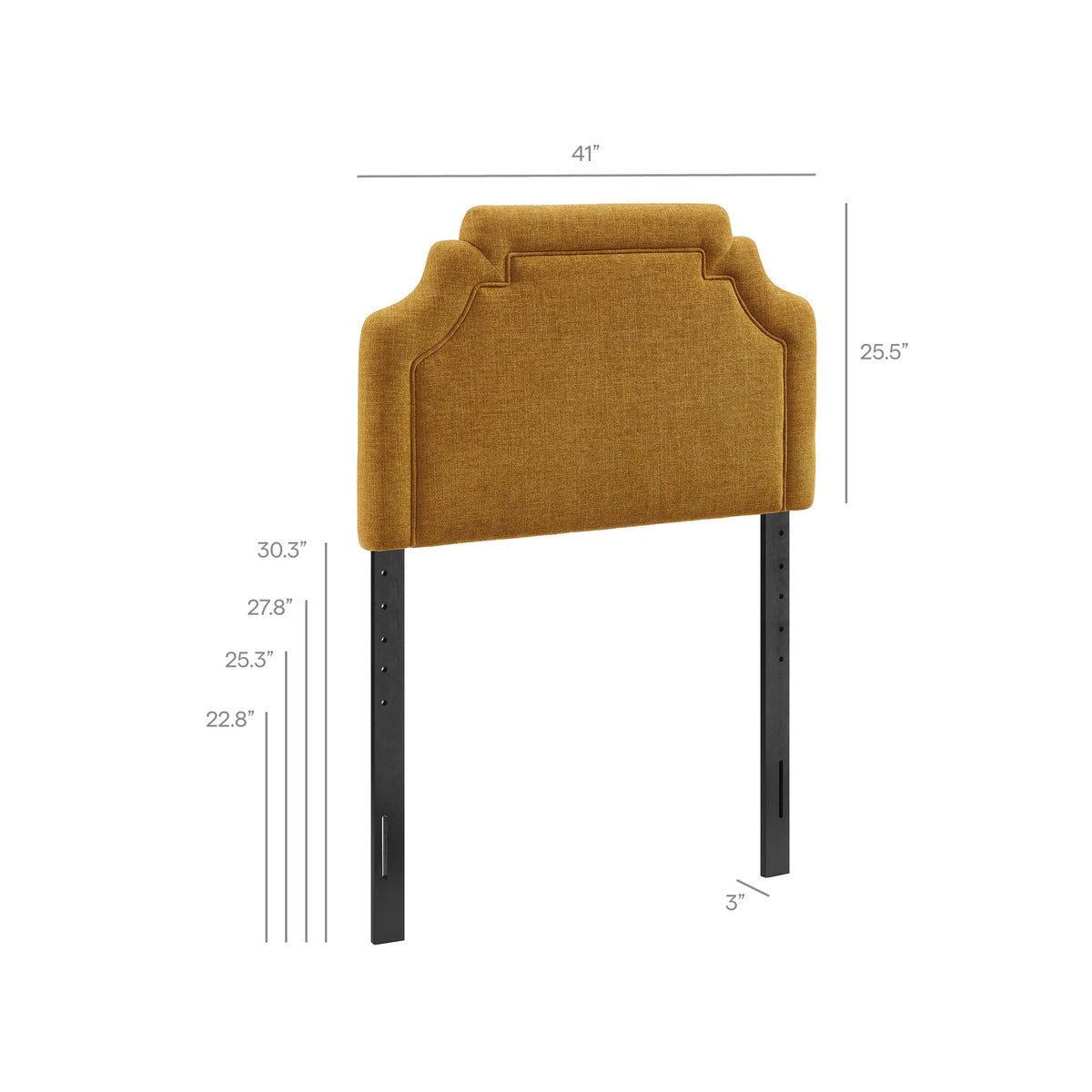 Magnolia Upholstered Fabric Headboard