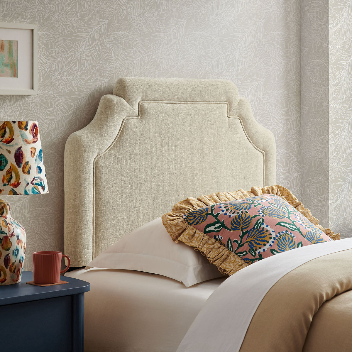 Magnolia Upholstered Fabric Headboard