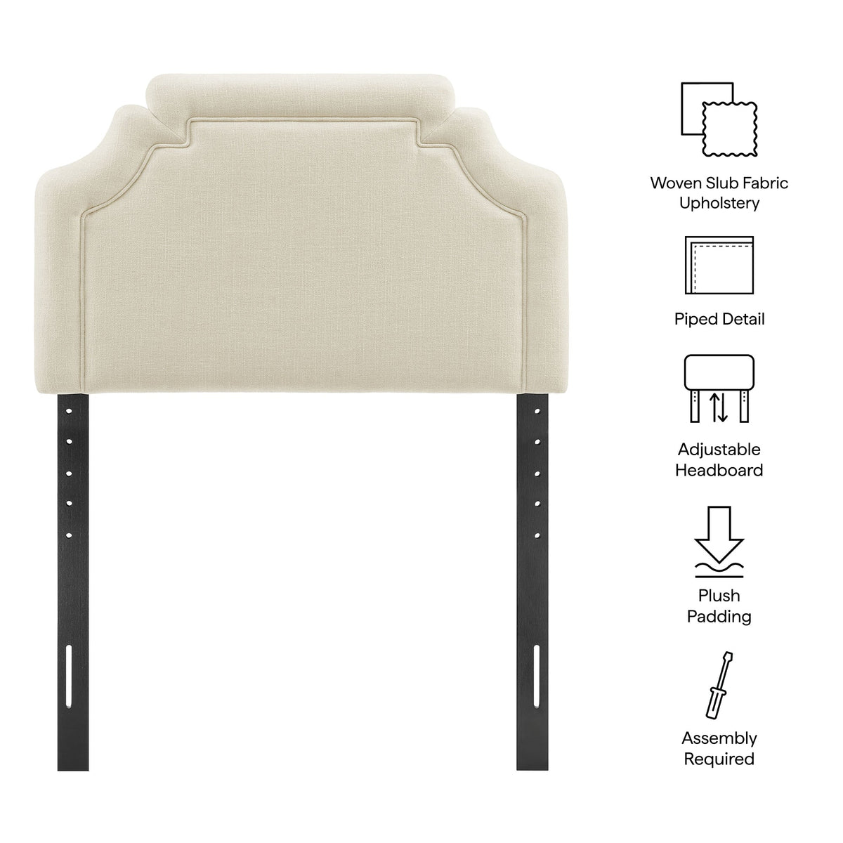 Magnolia Upholstered Fabric Headboard